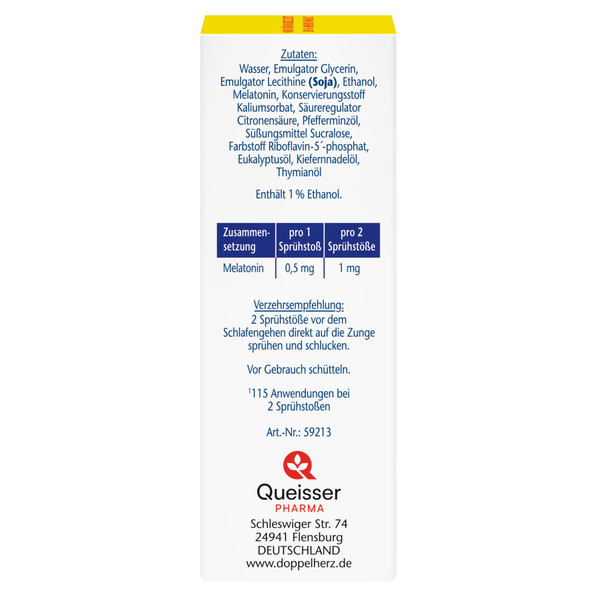 Melatonin Spray