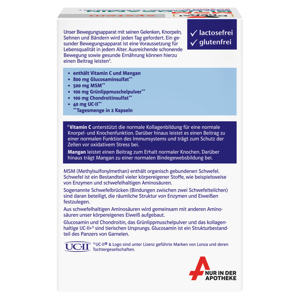 MSM Glucosamin