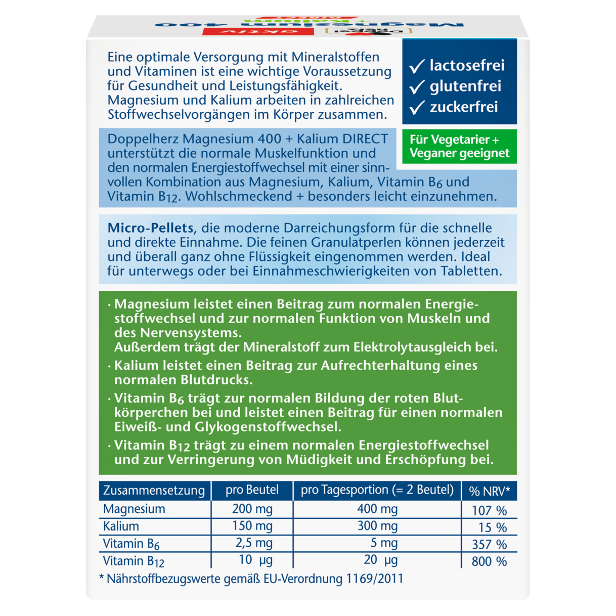 Magnesium 400 + Kalium DIRECT