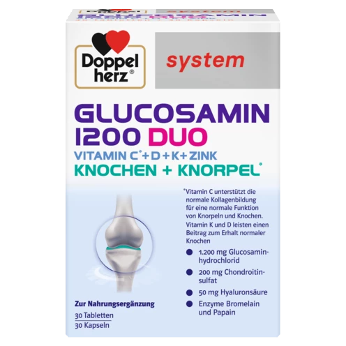 Doppelherz system GLUCOSAMIN 1200 DUO Frontansicht
