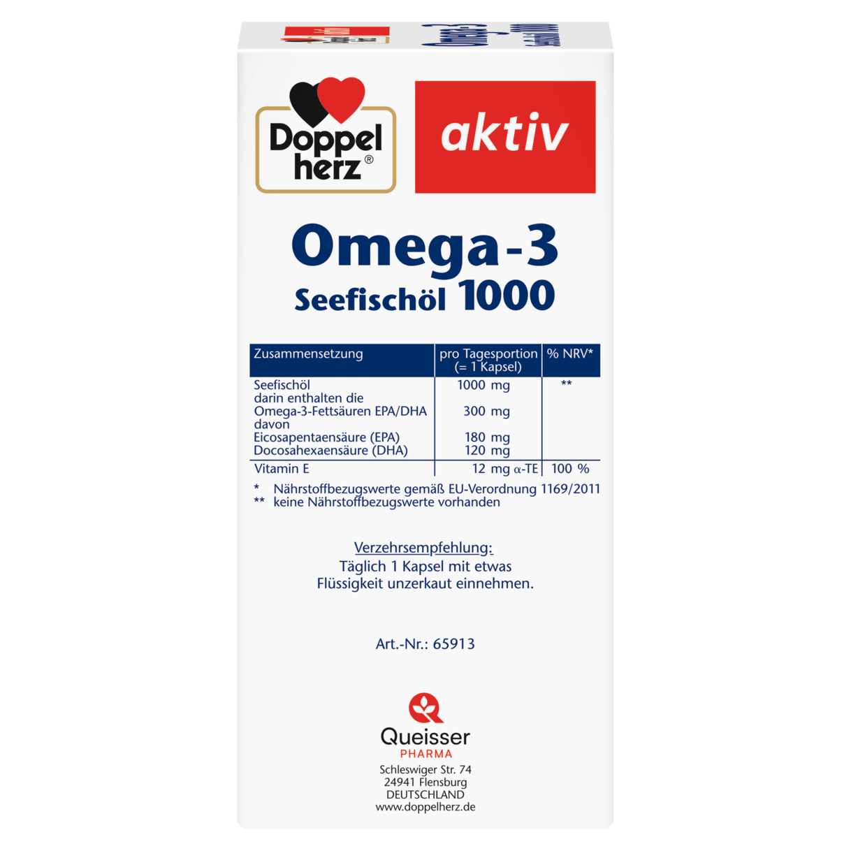 Omega-3 Seefischöl 1000