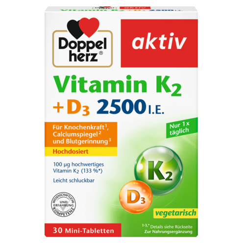 Vitamin K2 + D3 2500 I.E.