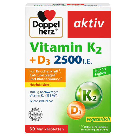Vitamin K2 + D3 2500 I.E.