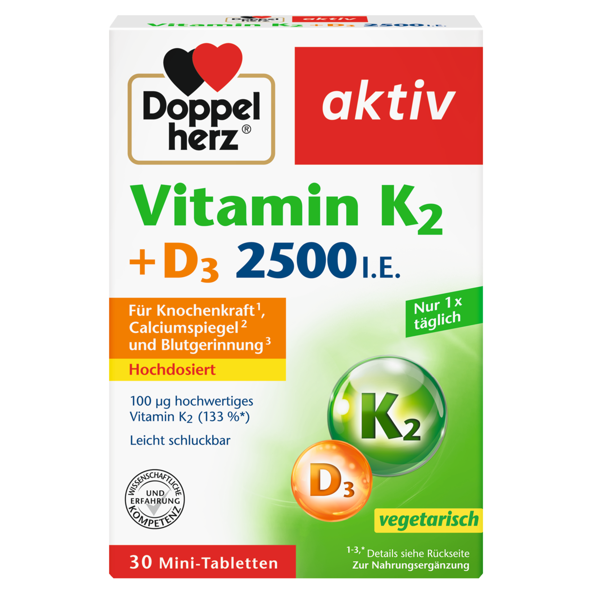Vitamin K2 + D3 2500 I.E.