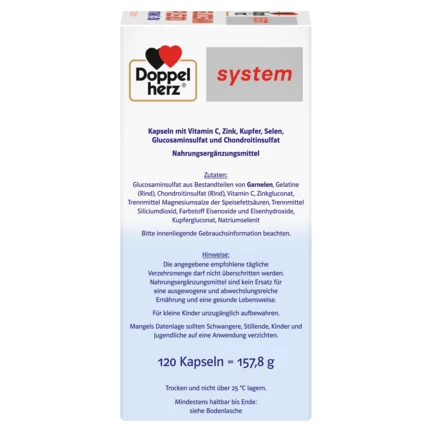 Doppelherz system GLUCOSAMIN PLUS 800 Seitenansicht rechts