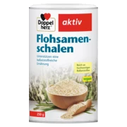 Doppelherz aktiv Flohsamenschalen Frontansicht