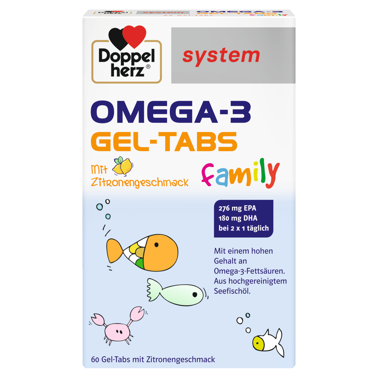 OMEGA-3 family Zitrone