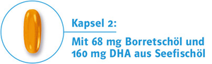 Eine Kapsel in Nahaufnahme