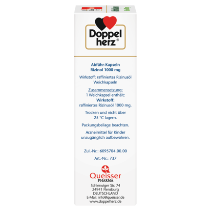 Abführ-Kapseln Rizinol 1000 mg