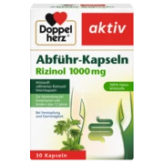 Doppelherz aktiv Abführ-Kapseln Rizinol 1000 mg Frontansicht