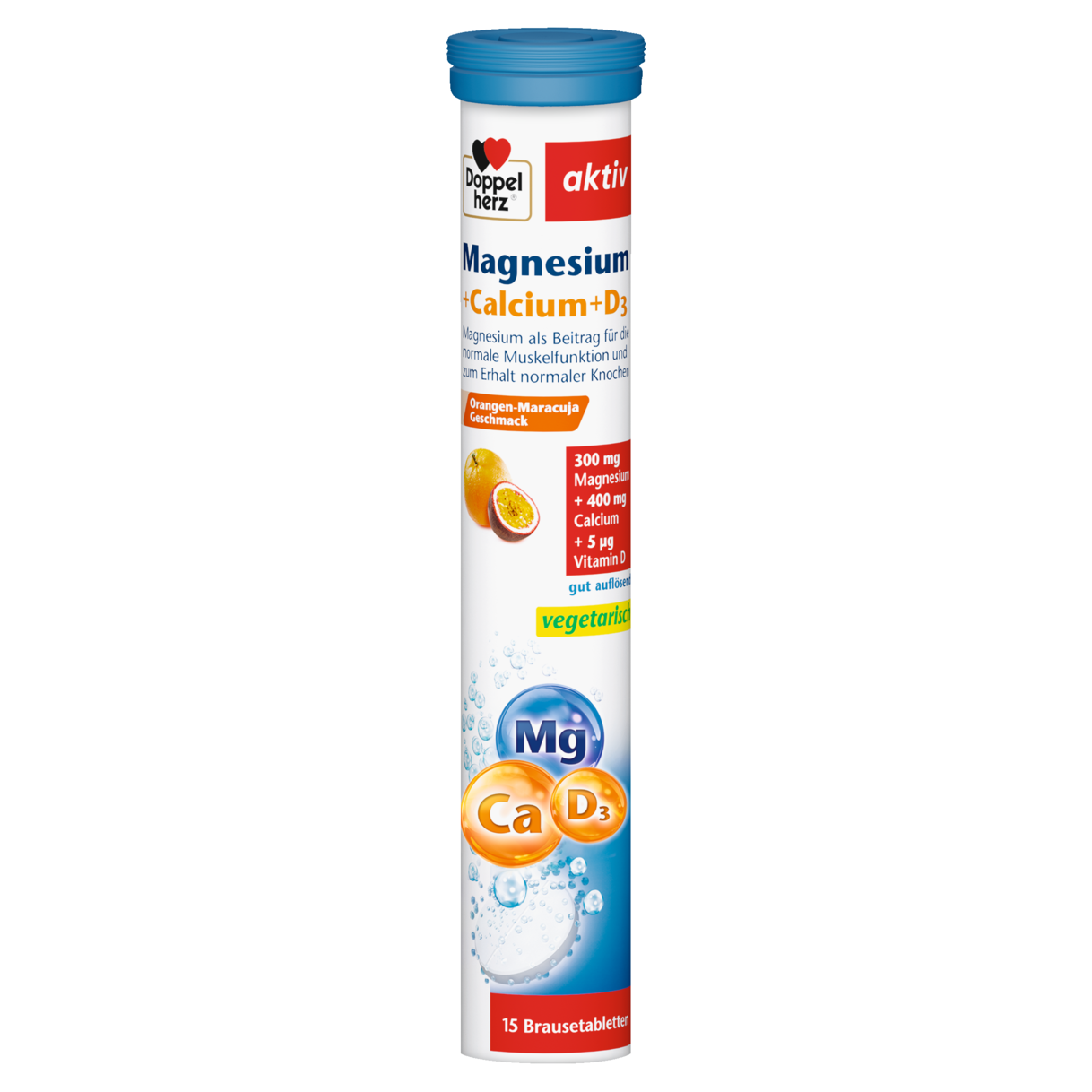 Magnesium + Calcium + D3 Brausetabletten