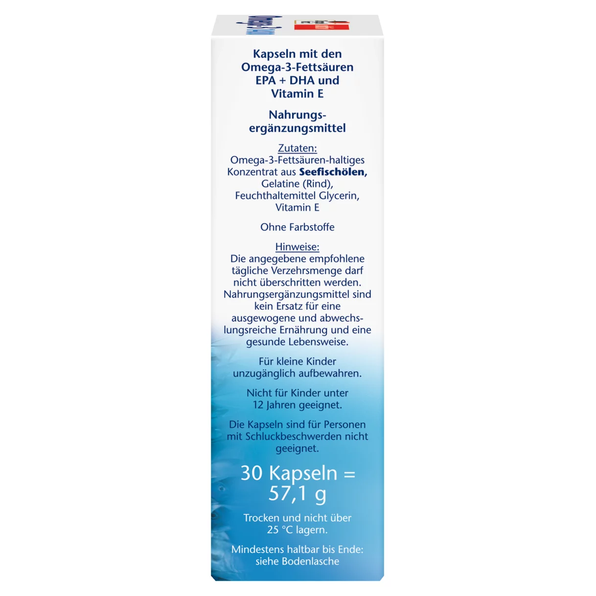 Doppelherz aktiv Omega-3 1400 Seitenansicht rechts