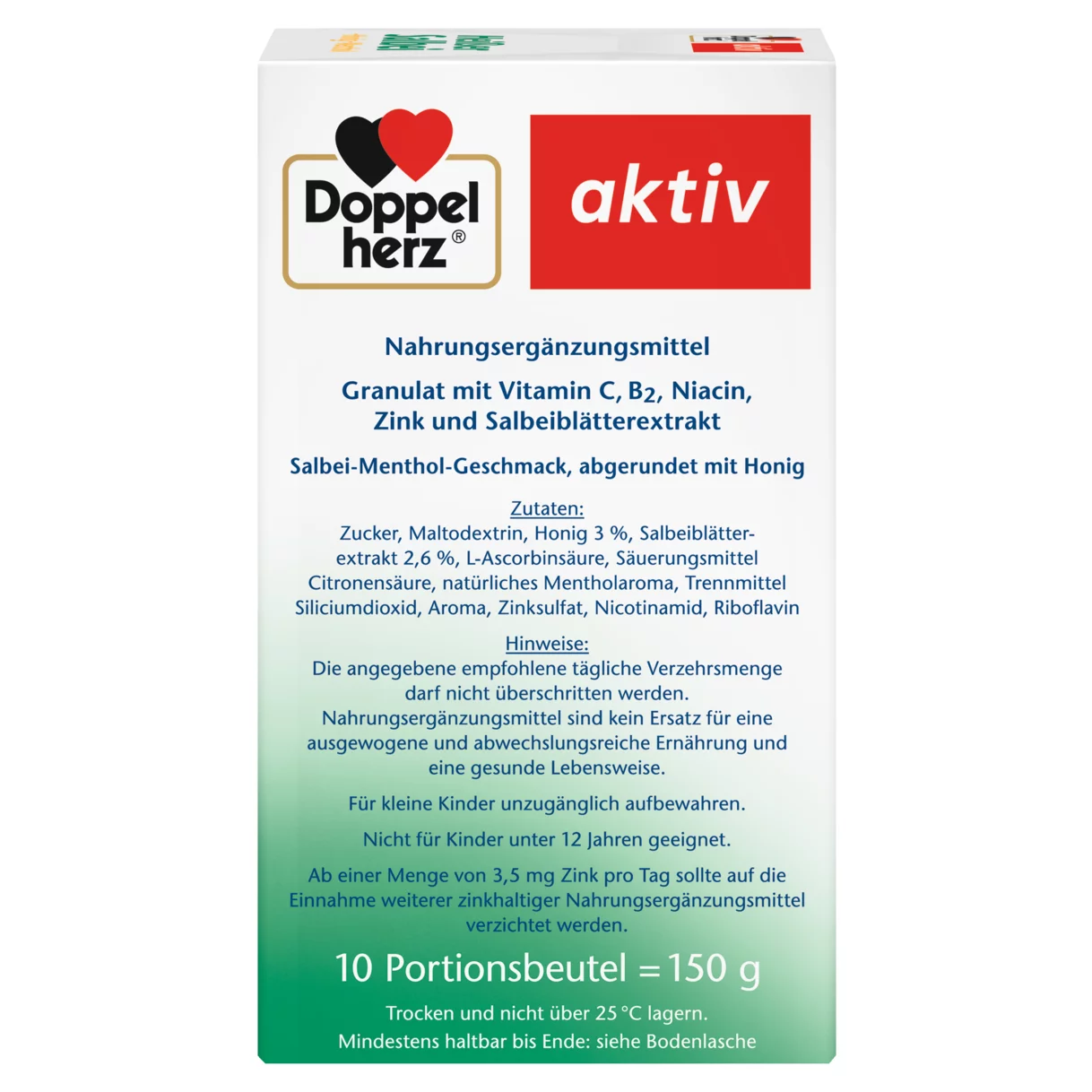 Doppelherz aktiv Heißer Salbei Seitenansicht rechts