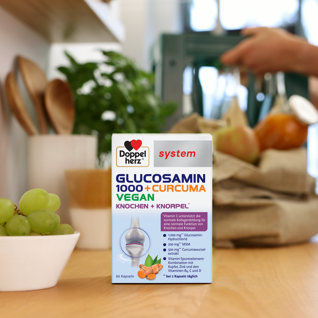 GLUCOSAMIN 1000 + CURCUMA VEGAN