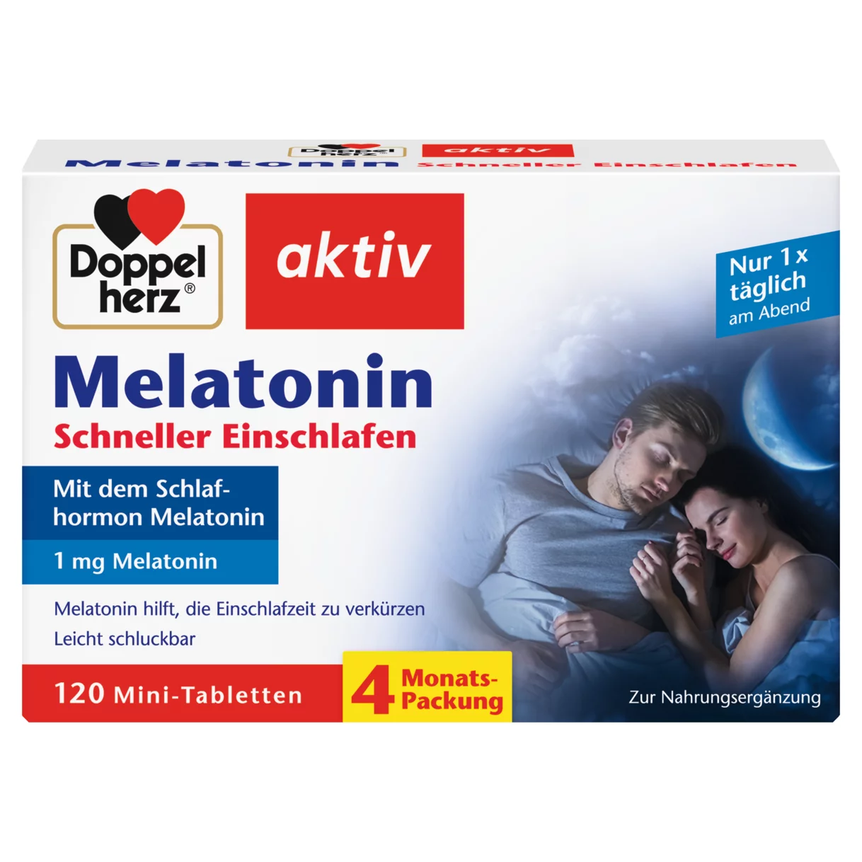Doppelherz aktiv Melatonin Frontansicht