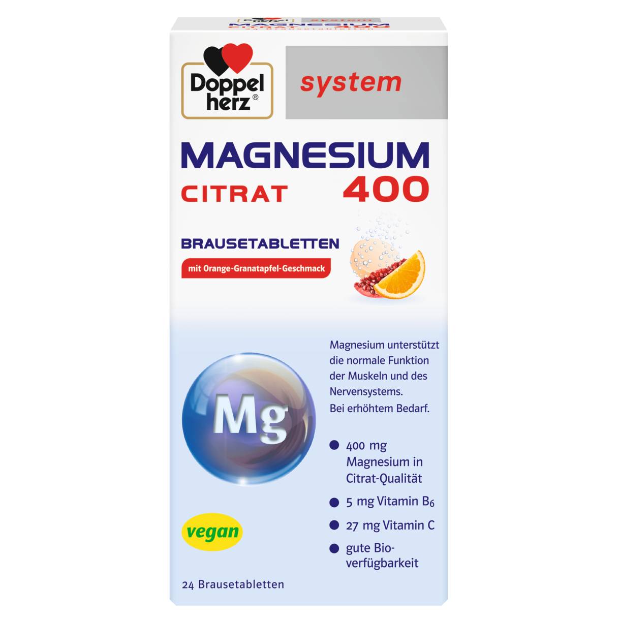 MAGNESIUM 400 CITRAT BRAUSETABLETTEN