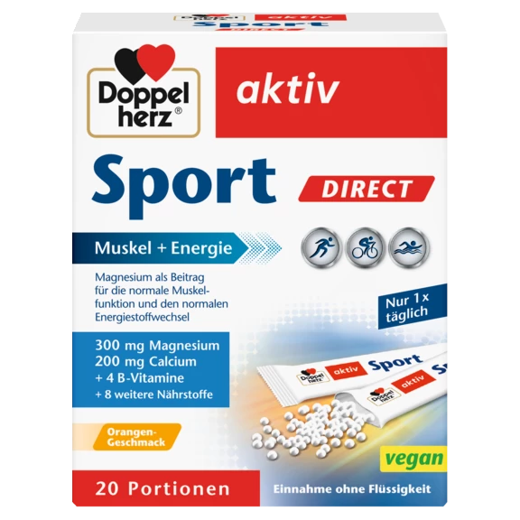 Doppelherz aktiv Sport DIRECT Frontansicht