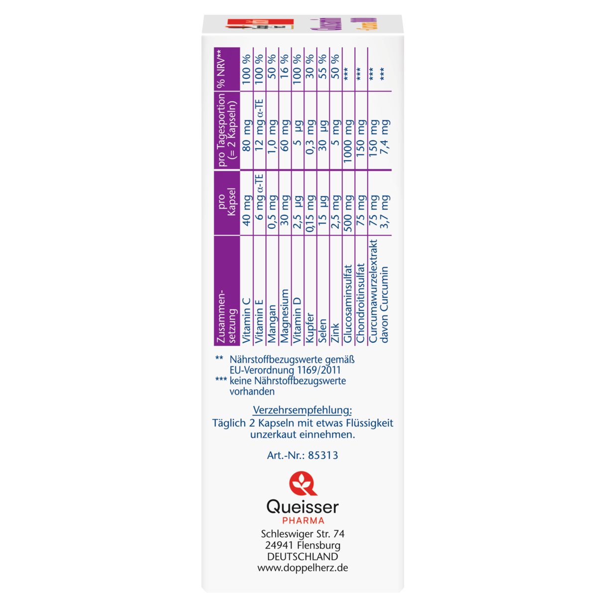 Glucosamin 1000 + Curcuma