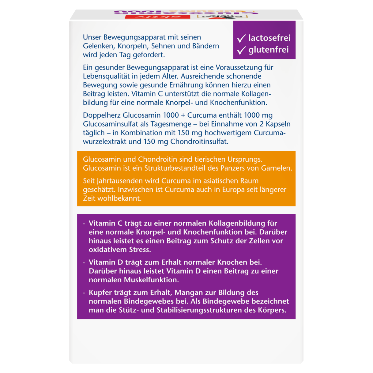 Glucosamin 1000 + Curcuma