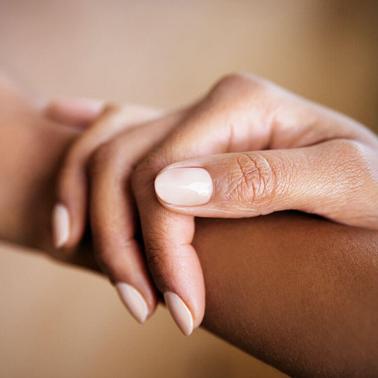 Eine Hand in Nahaufnahme