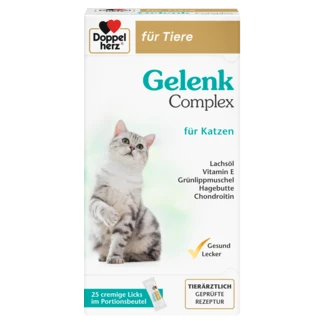 Doppelherz für Tiere Gelenk Complex für Katzen Frontansicht